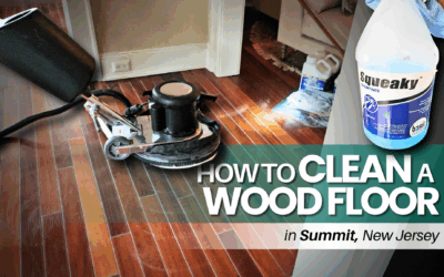 How to Clean a Wood Floor in Summit, NJ