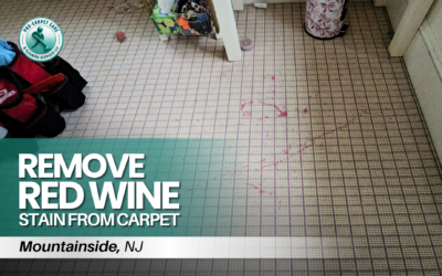 Remove Red Wine Stain From Carpet | Mountainside, NJ