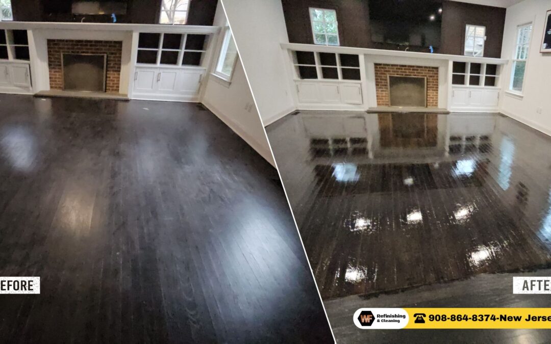 How to clean a wood floor with a professional finish