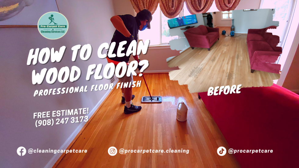 How to clean a wooden floor