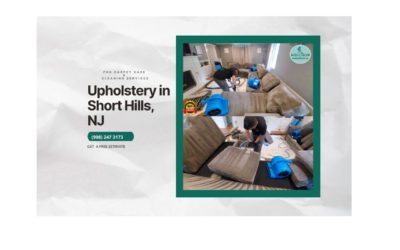 Upholstery Cleaning in Short Hills
