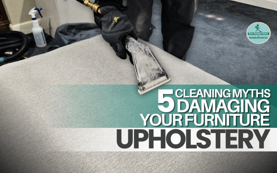 5 Cleaning Myths Damaging Your Furniture Upholstery